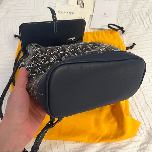 Goyard Alpin Mini Backpack – Navy Blue - Picture 6 of 12